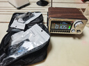 漢榮達HRD-802  新款航空全波段收音機插卡藍牙雙喇叭音響帶信號轉發(fā)器高清屏幕 桃木色+32G歌曲評書(shū)卡 曬單實(shí)拍圖