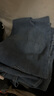 texwood萍果男士牛仔褲商務(wù)潮復古石磨直筒褲輕薄休閑棉長(cháng)褲 藍色 34 曬單實(shí)拍圖