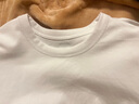 優(yōu)衣庫合作款女裝大師T圓領(lǐng)T恤短袖正肩素色白T474404 00 白色 XL /165/92A 曬單實拍圖