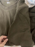 班尼路（Baleno）短袖260G重磅純棉基礎(chǔ)款t恤男圓領(lǐng)短袖舒適百搭寬松美式潮牌半袖 【純棉】-霧霾藍(lán)#純色 3XL 曬單實(shí)拍圖