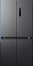 美的（Midea）471升十字對開(kāi)四開(kāi)門(mén)電冰箱家用風(fēng)冷無(wú)霜一級能效雙變頻國家補貼超薄超大容量BCD-471WSPZM(E) 曬單實(shí)拍圖