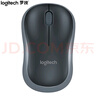羅技（Logitech）M185鼠標 無(wú)線(xiàn)鼠標 辦公鼠標 對稱(chēng)鼠標 黑色灰邊 帶無(wú)線(xiàn)2.4G接收器 曬單實(shí)拍圖