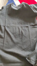 優(yōu)衣庫合作款女裝大師T圓領(lǐng)T恤短袖正肩素色白T474404 09 黑色 L /160/88A 曬單實(shí)拍圖