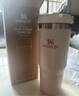 STANLEY拎拎杯吸管杯水杯保溫杯不銹鋼杯子大容量辦公車載887ML-霜白 曬單實拍圖