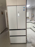 美的（Midea）M60系列520小機皇白色超薄嵌入式多門(mén)家用冰箱法式大容量除菌凈味雙系統底部散熱電冰箱 BCD-520WUFPZM(E)海貝白 曬單實(shí)拍圖
