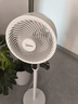 美的（Midea）空氣循環(huán)扇 電風(fēng)扇家用立式落地語音風(fēng)扇直流變頻輕音節(jié)能小風(fēng)扇抑菌凈化電扇  GDI24WG 曬單實拍圖