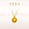 老鋪黃金古法手工足金項鏈·六字真言金珠鎖骨鏈 金重約8.39g 曬單實(shí)拍圖