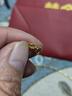 夢(mèng)金園 18K金項(xiàng)鏈 O字鏈百搭鎖骨鏈k黃素鏈可多退少補(bǔ)生日禮物送女友 O字鏈45cm-約1.90g 曬單實(shí)拍圖