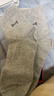 貓人男士襪子男100%純棉防臭吸汗10A級抗菌秋冬長(cháng)襪休閑商務(wù)中筒襪6雙 曬單實(shí)拍圖