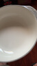 嘉蘭10.5英寸雙耳碗陶瓷雙耳湯碗創(chuàng  )意防燙白色簡(jiǎn)約大碗日式泡面碗家用 10.5英寸花韻雙耳湯碗2個(gè) 曬單實(shí)拍圖