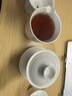 瓷牌茗茶具（cipaiming teaset）羊脂玉茶具套裝德化白瓷茶壺泡茶器辦公室會(huì)客蓋碗功夫茶杯整套 《美人肩蓋碗》羊脂玉 10件 曬單實(shí)拍圖