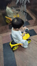 兒童平衡車(chē)無(wú)腳踏1-3歲寶寶四輪滑行車(chē)音樂(lè )燈光溜溜滑滑車(chē) 大號四輪摩托 黃色 曬單實(shí)拍圖