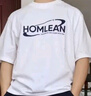 Homlean短袖T恤男夏季寬松休閑印花半袖打底衫情侶裝上衣H0010白色XL 曬單實(shí)拍圖
