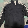 adidas休閑舒適三條紋立領(lǐng)夾克外套男裝秋季阿迪達(dá)斯官方輕運(yùn)動(dòng) 黑色/白(推薦選大一碼) 2XL 曬單實(shí)拍圖