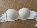 俞兆林無(wú)肩帶內衣女防滑聚攏無(wú)鋼圈裹胸抹胸文胸薄款胸大胸顯小胸罩夏季 曬單實(shí)拍圖