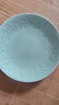 蘇氏陶瓷 SUSHI CERAMICS 青瓷釉陶瓷盤(pán)花開(kāi)富貴湯盤(pán)子4件套裝餐具 曬單實(shí)拍圖