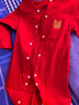 G.DUCKKIDS嬰兒純棉連體衣寶寶滿月周歲紅色喜慶衣服新生兒過年服長袖爬爬服 大紅色 喜慶連體衣 66cm 66碼建議年齡3-6個(gè)月 曬單實(shí)拍圖