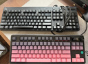 黑爵（AJAZZ）【下單立減15%】MK87三模無(wú)線(xiàn)機械鍵盤(pán)客制化鍵盤(pán)5層填充全鍵熱插拔Gasket結構10000mAh長(cháng)續航 側刻黑莓粉 火龍果軸 10000mAh 屏幕+旋鈕 曬單實(shí)拍圖