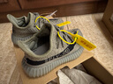 阿迪達(dá)斯YEEZY350INFANTS綠沼澤椰子兒童嬰童鞋HQ2063 UK9K26.5 曬單實(shí)拍圖