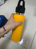 京東京造無螺紋秒開保溫杯男士大容量戶外車載騎行保冷水杯子580ml烈焰橙 曬單實拍圖