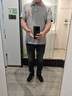 杰克·瓊斯（JACK&JONES）秋季潮時(shí)尚貓須水洗百搭舒適錐形牛仔褲男褲長(zhǎng)褲男裝225132069 A14深牛仔藍(lán) 30 170 W30/L30 曬單實(shí)拍圖