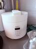 洛貝（luby）3EPP02阿迪鍋 電壓力鍋 3L迷你多功能全自動(dòng)家用高壓鍋 預約定時(shí) 智能觸屏 陶白雙膽【陶瓷釉+無(wú)涂層】- 3L 曬單實(shí)拍圖