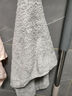 1號會(huì )員店（One's Member）埃及長(cháng)絨棉A類(lèi) 純棉洗臉面巾毛巾 加厚家用 不掉毛 單條120g灰色 曬單實(shí)拍圖