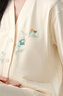 貓人純棉月子服長(cháng)袖睡衣女春秋季帶胸墊懷孕期產(chǎn)后哺乳喂奶孕婦家居服 杏色花朵【7A抗菌+云感純棉】 L （建議體重110-130斤） 曬單實(shí)拍圖