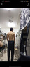 優(yōu)衣庫合作款男裝高彈力運動(dòng)長(cháng)褲防紫外線(xiàn)休閑褲輕薄常規款480412 09 黑色 L /175/88A 曬單實(shí)拍圖