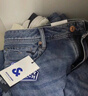杰克·瓊斯（JACK&JONES）秋潮流紐扣腰頭水洗磨白做舊抓痕彈力修身牛仔長褲男225132135 E39中藍(lán)牛仔 常規(guī) 30 170 W30/L30 曬單實拍圖