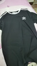 阿迪達(dá)斯 （adidas）三葉草男女款 3-STRIPES TEE 短袖 KB2459 黑色 M 曬單實(shí)拍圖