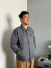 耐帝春秋防靜電工作服男裝套裝行政夾克外套高端電工工程服企業(yè)定制女 【套裝】-深灰（企業(yè)優(yōu)選） 3XL (185) 【建議170-190斤】 曬單實(shí)拍圖