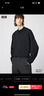 優(yōu)衣庫合作款/男裝女裝寬松柔軟高領(lǐng)套頭衫/長(cháng)袖25秋冬新款481349 09 黑色 L /175/100A 曬單實(shí)拍圖