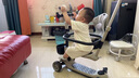貝易（BEIE）至尊滑板車 1-14歲兒童溜溜車六合一全能款寶寶周歲禮物 云母灰 曬單實(shí)拍圖