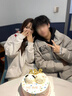 中國黃金冰川夜光情侶對戒活口純銀戒指一對戒指生日七夕情人節(jié)禮物送女友 冰川夜光情侶對戒【中金禮盒】 曬單實拍圖