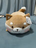 名創(chuàng  )優(yōu)品（MINISO）趣味阿柴趴姿毛絨公仔玩偶抱枕玩具沙發(fā)靠枕娃娃送女友生日禮物女 曬單實(shí)拍圖