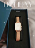 丹尼爾惠靈頓（DanielWellington）DW手表女士經(jīng)典小方表時(shí)尚歐美表七夕禮物送女友DW00100431 曬單實(shí)拍圖