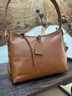 ANYSMIC奢侈高檔品牌托特包女真皮女包慵懶風(fēng)植鞣牛皮大容量單肩包斜挎包 棕色 曬單實(shí)拍圖