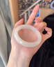 拾想和田玉羊脂玉手鐲白玉手鐲女款寬條扁條旺夫玉鐲新疆玉石鐲子 圈口56mm 曬單實(shí)拍圖