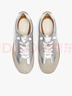 Bata休閑鞋女2024秋商場(chǎng)通勤羊皮德訓(xùn)運(yùn)動(dòng)鞋ALI24CM4 銀灰 38 曬單實(shí)拍圖