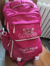 迪士尼（Disney）草莓熊書(shū)包小學(xué)生3-6年級4女生女童減負護脊大容量?jì)和p肩包 草莓熊-玫紅（單書(shū)包） 3-6年級 曬單實(shí)拍圖