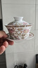 恒銘昌景德鎮青花瓷蓋碗茶杯陶瓷泡茶杯茶具敬茶碗單個(gè)三才杯手抓壺 大號青藤曼舞蓋碗260ml 曬單實(shí)拍圖