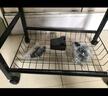 京旭廚房用具置物架落地多功能小推車(chē)微波爐烤箱收納架多層果蔬儲物架 3層44長(cháng)（圖2款單排超?。﹫A管3網(wǎng) 曬單實(shí)拍圖