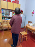 唐致中老年羽絨服女國風(fēng)短款加厚冬裝60歲70媽媽老人奶奶太太冬季外套 安可拉紅 2XL 【建議106-120斤】 曬單實(shí)拍圖