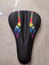 專(zhuān)用于喜德盛自行車(chē)坐墊套超軟減震rs7/rc200/rs350/中國風(fēng)/rs380 NBD流光彩硅膠皮革款全包裹 曬單實(shí)拍圖