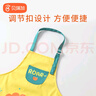 Babyprints兒童圍裙畫(huà)畫(huà)衣防水罩衣寶寶吃飯繪畫(huà)廚房套裝防水防臟易擦帶袖套 曬單實(shí)拍圖