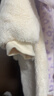 戴維貝拉（DAVE＆BELLA）滿(mǎn)月寶寶連體衣嬰幼兒保暖爬爬服牛奶絨小童衣服冬裝新款女寶睡衣 米白【現貨】 80cm （建議身高73-80cm） 曬單實(shí)拍圖