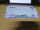 羅技（Logitech）K380無(wú)線(xiàn)藍牙鍵盤(pán) 網(wǎng)紅女生可愛(ài)超薄便攜辦公鍵盤(pán) 筆記本電腦手機iPad平板MAC薄膜鍵盤(pán) K380 庫洛米【辦公鼠標墊】 曬單實(shí)拍圖