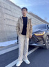 奧康板鞋男鞋秋季2025新款厚底增高百搭休閑鞋男士透氣輕便潮鞋子男 米黃 41 曬單實(shí)拍圖