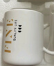 美廚（maxcook）陶瓷馬克杯情侶杯子 家用水杯咖啡牛奶早餐茶杯帶蓋勺白色MCB2924 曬單實(shí)拍圖